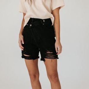 Shop Zoco Syd Asymmetrical Shorts Sz Small NWT
